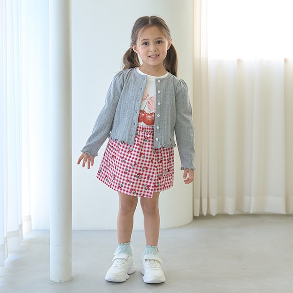 Japanese children's clothing Ly# mine waterproof series skirt pants 100-150cm girls spring and summer PANTS