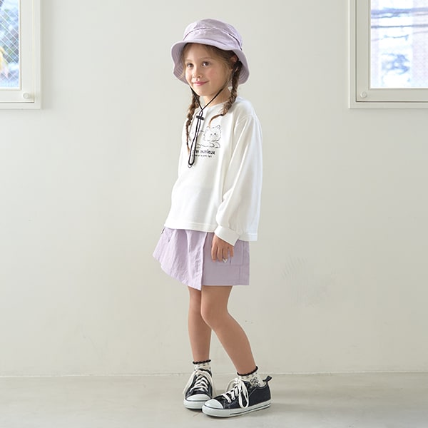 Japanese children's clothing Ly# mine waterproof series skirt pants 100-150cm girls spring and summer PANTS