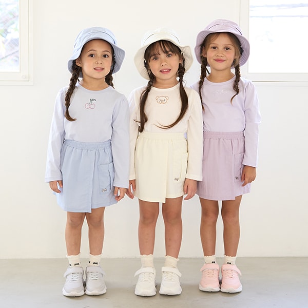 Japanese children's clothing Ly# mine waterproof series skirt pants 100-150cm girls spring and summer PANTS