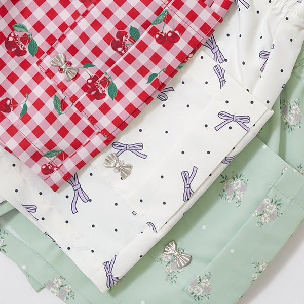 Japanese children's clothing Ly# mine waterproof series skirt pants 100-150cm girls spring and summer PANTS