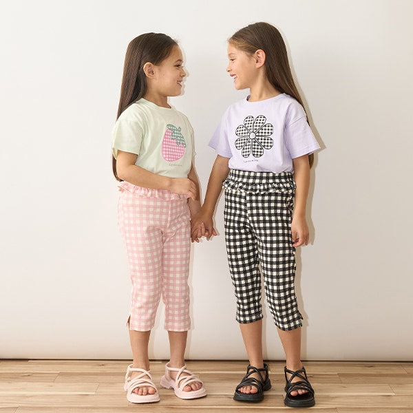 Japanese children's clothing Ly# mine skirt bottoming three-quarter pants 100-140cm girls spring and summer PANTS