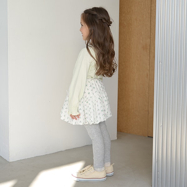 Japanese children's clothing Ly# mine mesh edge leggings 100-150cm girls spring and summer PANTS