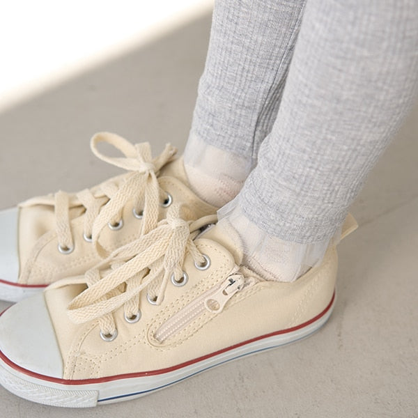 Japanese children's clothing Ly# mine mesh edge leggings 100-150cm girls spring and summer PANTS
