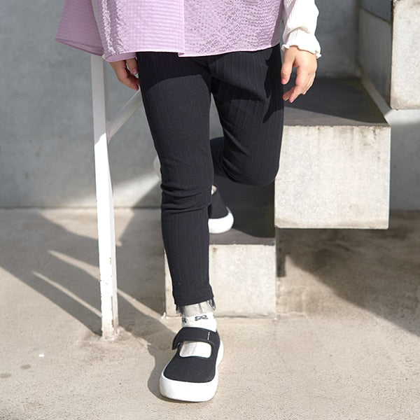 Japanese children's clothing Ly# mine mesh edge leggings 100-150cm girls spring and summer PANTS