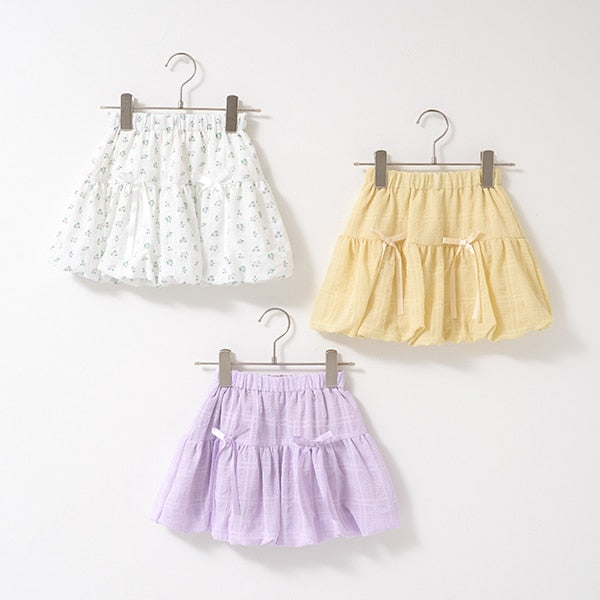 Japanese children's clothing Ly# mine bubble skirt 100-150cm girls spring and summer SKIRTS