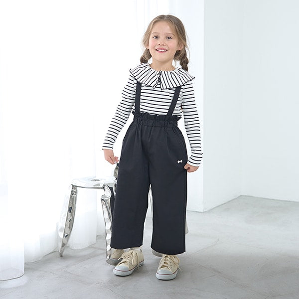 Japanese children's clothing Ly# mine suspender pants (suspenders are removable) 100-150cm girls' spring and summer PANTS