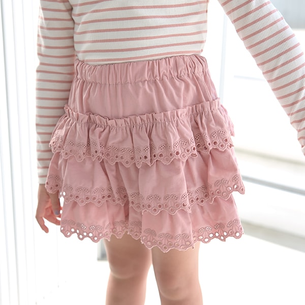 Japanese children's clothing Ly# mine layer cake skirt pants 100-150cm girls spring and summer PANTS