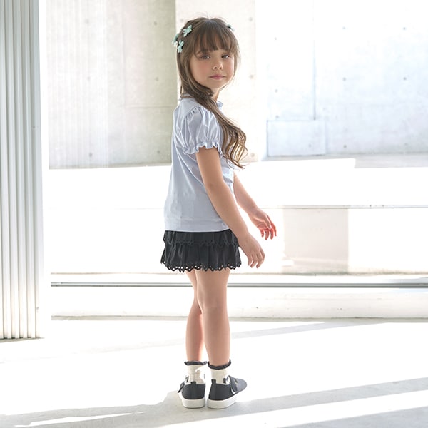 Japanese children's clothing Ly# mine layer cake skirt pants 100-150cm girls spring and summer PANTS