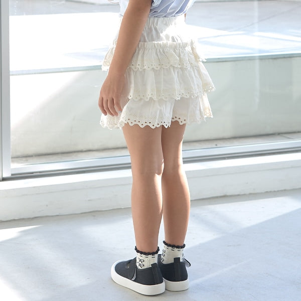 Japanese children's clothing Ly# mine layer cake skirt pants 100-150cm girls spring and summer PANTS