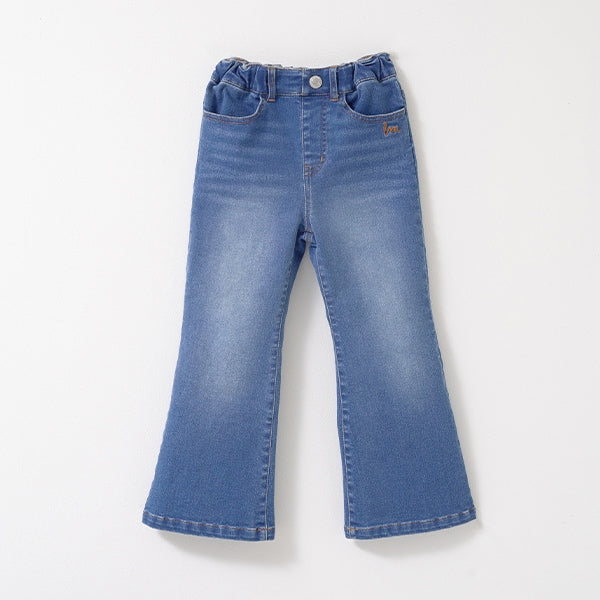 Japanese children's clothing Ly# mine flared jeans 100-150cm girls spring and summer PANTS