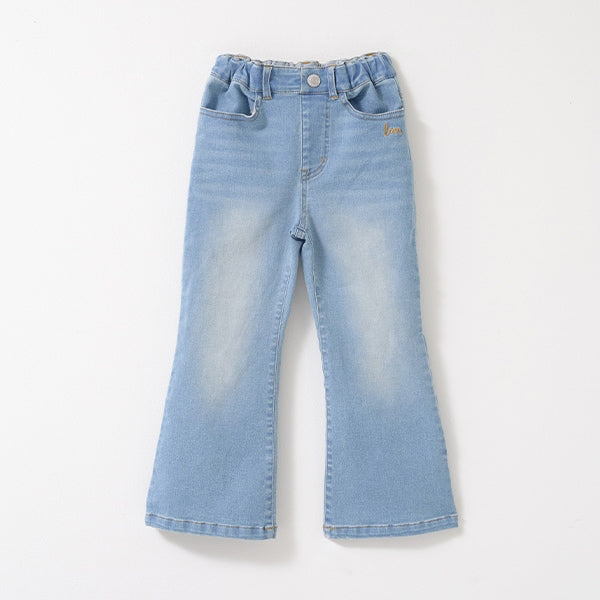 Japanese children's clothing Ly# mine flared jeans 100-150cm girls spring and summer PANTS