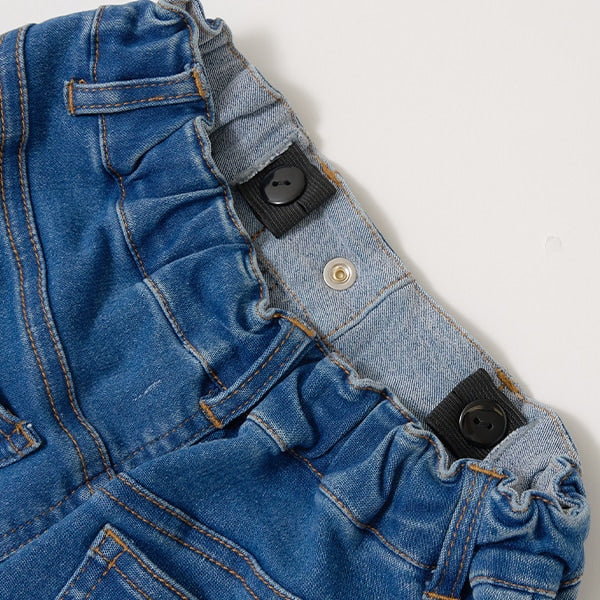 Japanese children's clothing Ly# mine flared jeans 100-150cm girls spring and summer PANTS