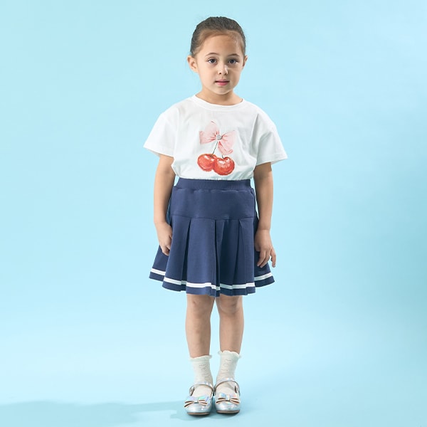 Japanese children's clothing Ly# mine preppy style skirt 100-150cm girls spring and summer SKIRTS