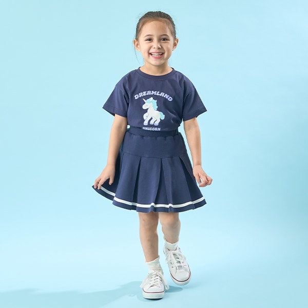 Japanese children's clothing Ly# mine preppy style skirt 100-150cm girls spring and summer SKIRTS
