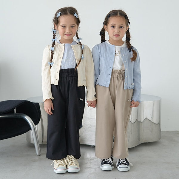 Japanese children's clothing Ly# mine knitted jacket 100-150cm girls spring and summer OUTERWEAR