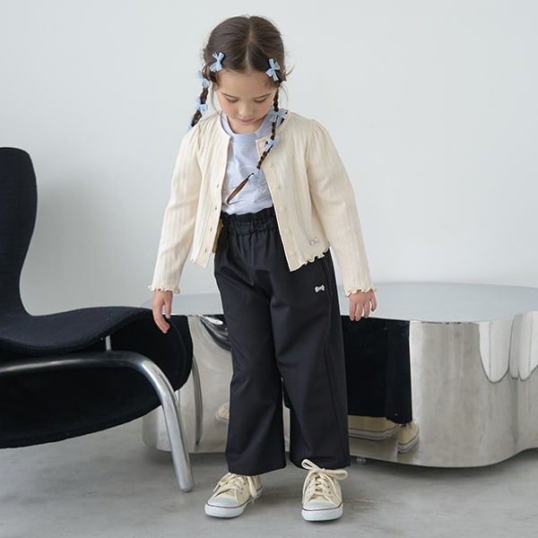 Japanese children's clothing Ly# mine knitted jacket 100-150cm girls spring and summer OUTERWEAR