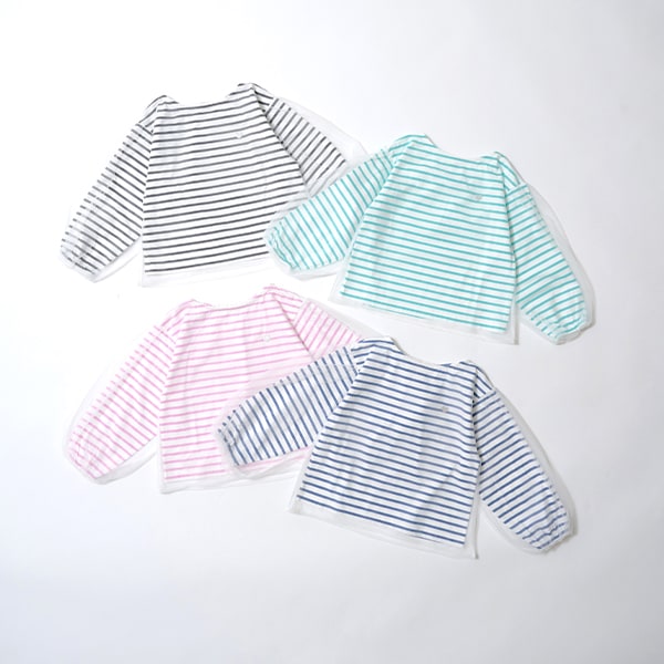 Japanese children's clothing Ly# mine mesh sleeve top 100-150cm girls spring and summer TOPS