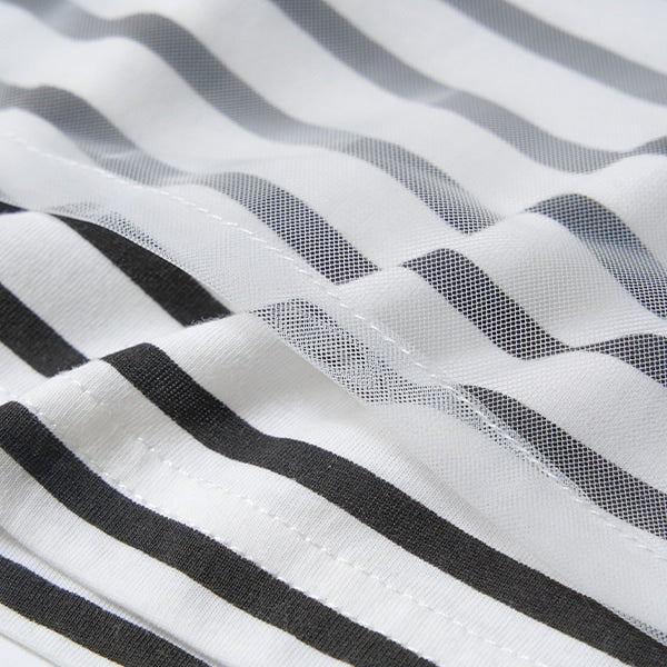 Japanese children's clothing Ly# mine mesh sleeve top 100-150cm girls spring and summer TOPS