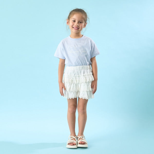 Japanese children's clothing Ly# mine cute pattern top 100-150cm girls spring and summer TOPS