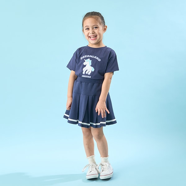 Japanese children's clothing Ly# mine cute pattern top 100-150cm girls spring and summer TOPS