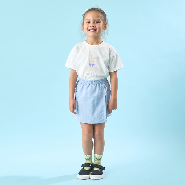 Japanese children's clothing Ly# mine cute pattern top 100-150cm girls spring and summer TOPS