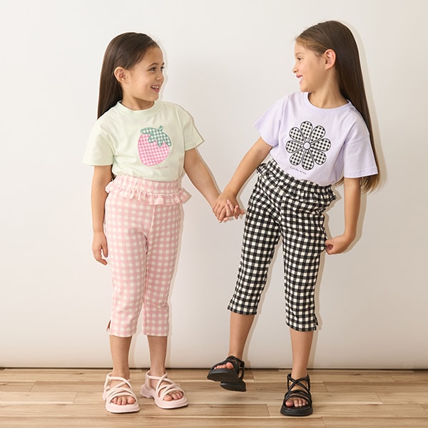 Japanese children's clothing Ly# mine cute pattern top 100-150cm girls spring and summer TOPS
