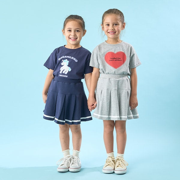 Japanese children's clothing Ly# mine cute pattern top 100-150cm girls spring and summer TOPS