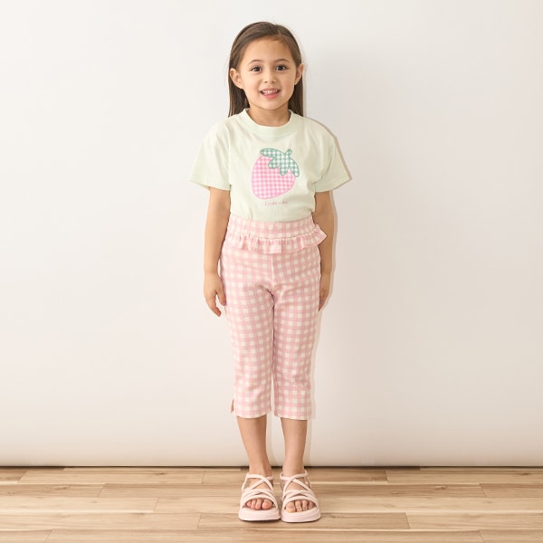 Japanese children's clothing Ly# mine cute pattern top 100-150cm girls spring and summer TOPS