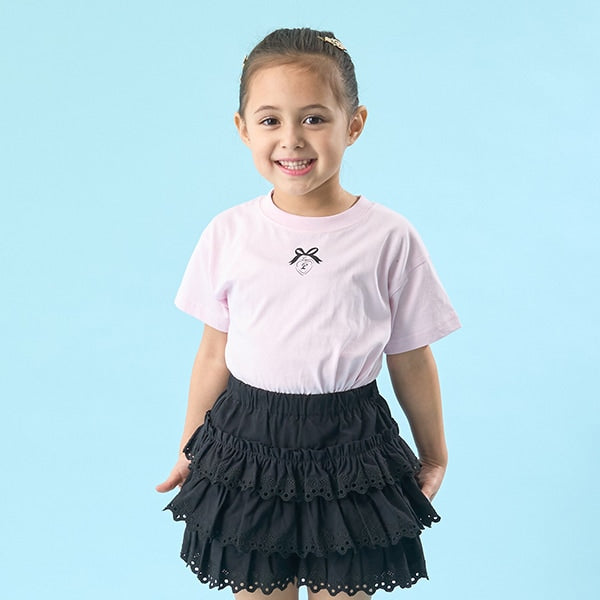 Japanese children's clothing Ly# mine cute pattern top 100-150cm girls spring and summer TOPS