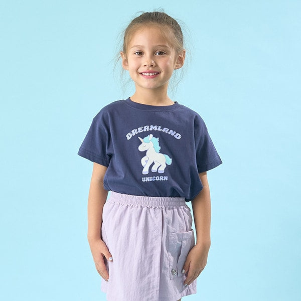 Japanese children's clothing Ly# mine cute pattern top 100-150cm girls spring and summer TOPS