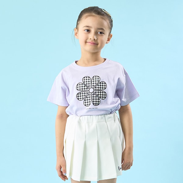 Japanese children's clothing Ly# mine cute pattern top 100-150cm girls spring and summer TOPS