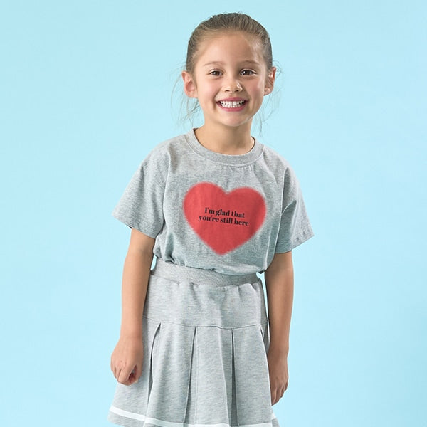 Japanese children's clothing Ly# mine cute pattern top 100-150cm girls spring and summer TOPS