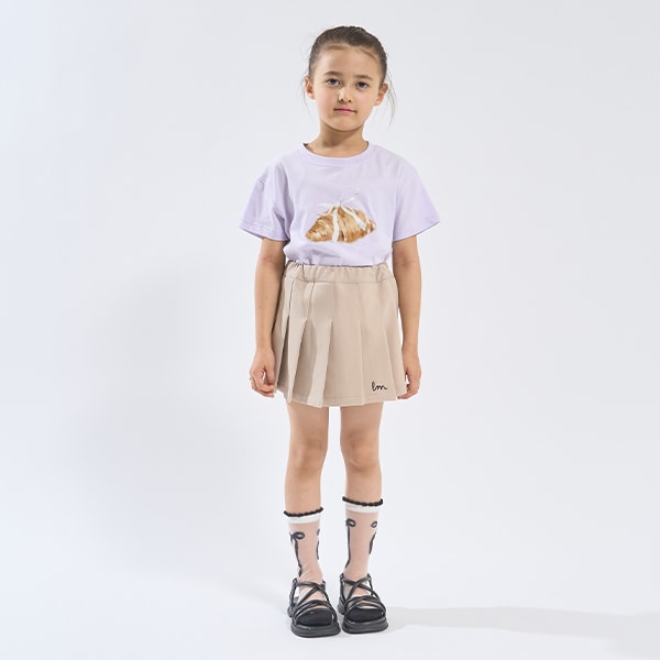 Japanese children's clothing Ly# mine cute pattern top 100-150cm girls spring and summer TOPS