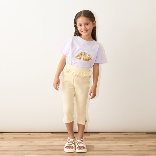 Japanese children's clothing Ly# mine cute pattern top 100-150cm girls spring and summer TOPS