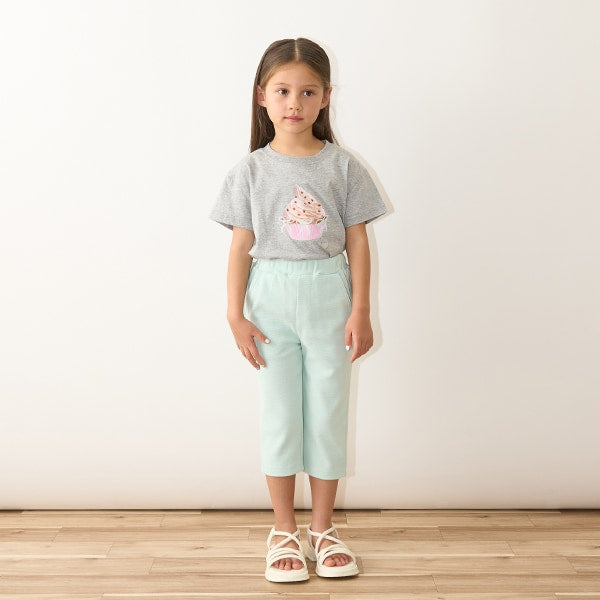 Japanese children's clothing Ly# mine cute pattern top 100-150cm girls spring and summer TOPS