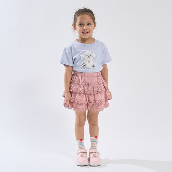 Japanese children's clothing Ly# mine cute pattern top 100-150cm girls spring and summer TOPS