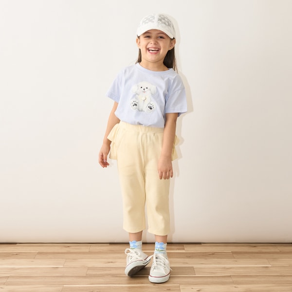 Japanese children's clothing Ly# mine cute pattern top 100-150cm girls spring and summer TOPS