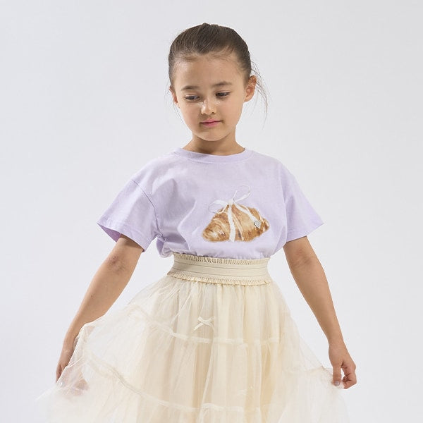 Japanese children's clothing Ly# mine cute pattern top 100-150cm girls spring and summer TOPS