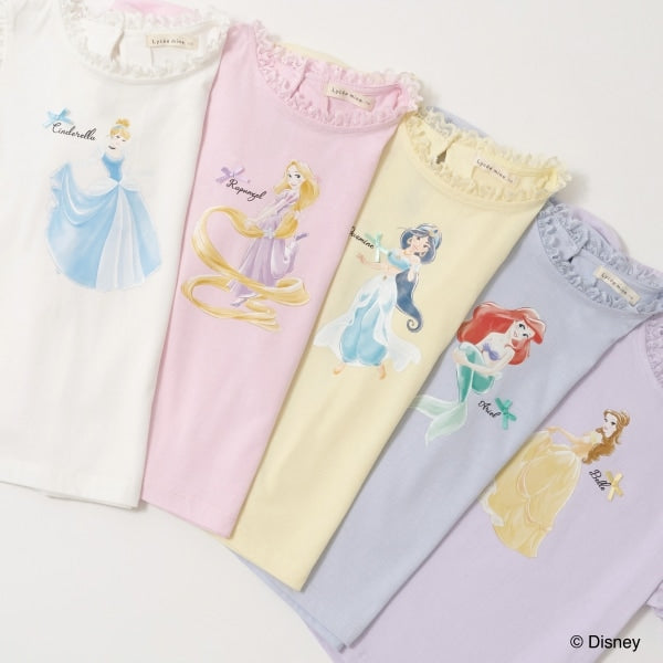 Japanese children's clothing Ly# mine x Disney puff sleeve top 100-140cm girls spring and summer TOPS