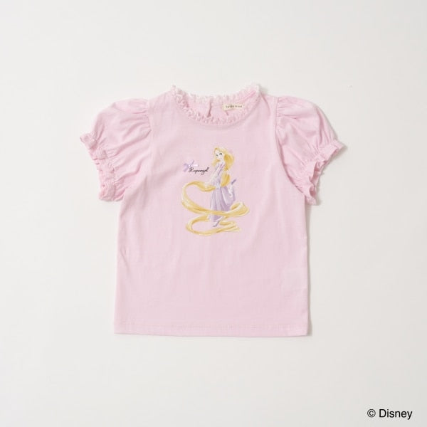Japanese children's clothing Ly# mine x Disney puff sleeve top 100-140cm girls spring and summer TOPS