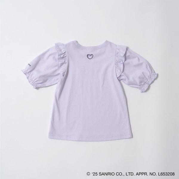 Japanese children's clothing Ly# mine x Sanrio small flying sleeve top 100-140cm girls spring and summer TOPS