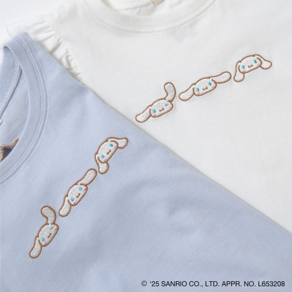 Japanese children's clothing Ly# mine x Sanrio small flying sleeve top 100-140cm girls spring and summer TOPS
