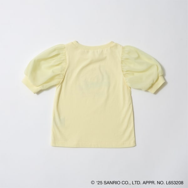 Japanese children's clothing Ly# mine x Sanrio puff sleeve top 100-140cm girls spring and summer TOPS