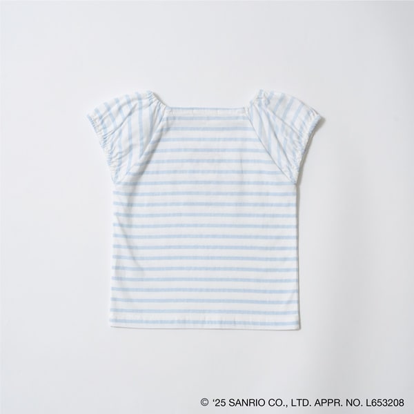 Japanese children's clothing Ly# mine x Sanrio puff sleeve top 100-140cm girls spring and summer TOPS