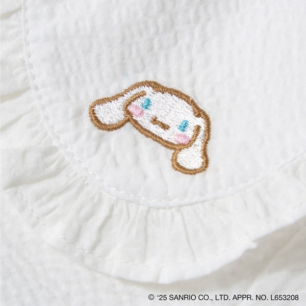 Japanese children's clothing Ly# mine x Sanrio puff sleeve shirt top with hair tie 100-140cm girls spring and summer TOPS