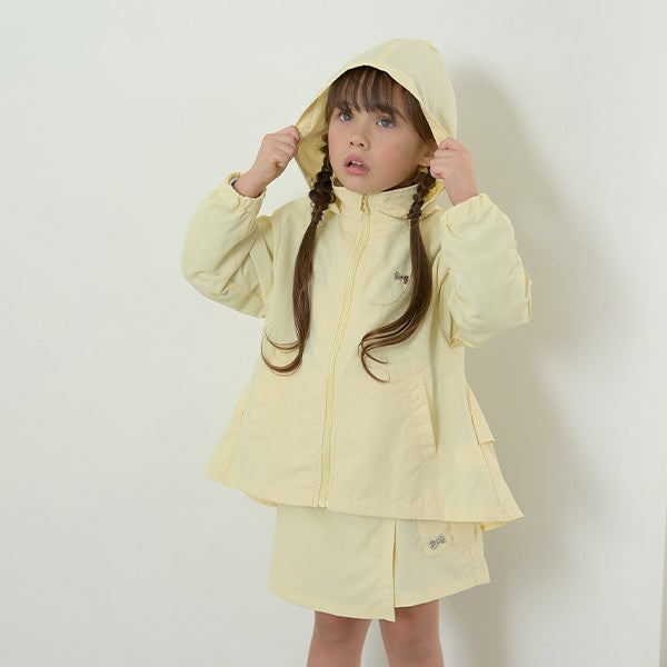 Japanese children's clothing Ly# mine waterproof series windbreaker with storage bag 100-150cm girls spring and summer OUTERWEAR