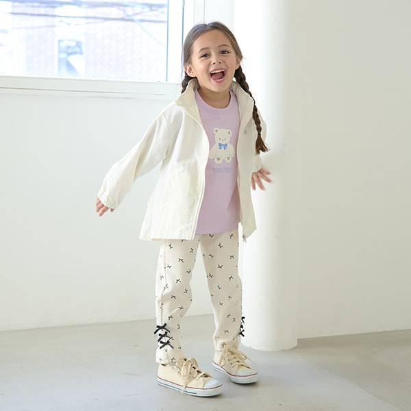 Japanese children's clothing Ly# mine waterproof series windbreaker with storage bag 100-150cm girls spring and summer OUTERWEAR