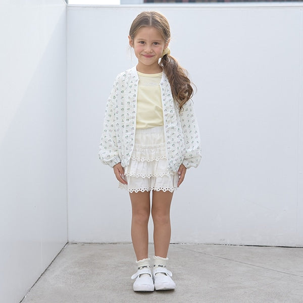 Japanese children's clothing Ly# mine thin edge refreshing cool jacket 100-150cm girls spring and summer outerwear