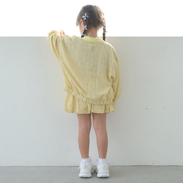Japanese children's clothing Ly# mine thin edge refreshing cool jacket 100-150cm girls spring and summer outerwear