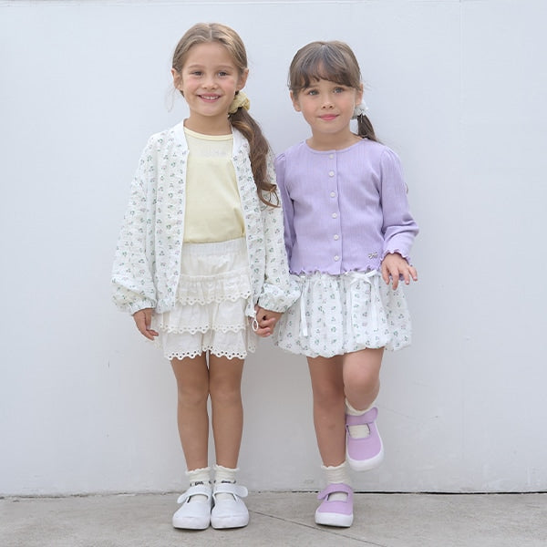 Japanese children's clothing Ly# mine thin edge refreshing cool jacket 100-150cm girls spring and summer outerwear
